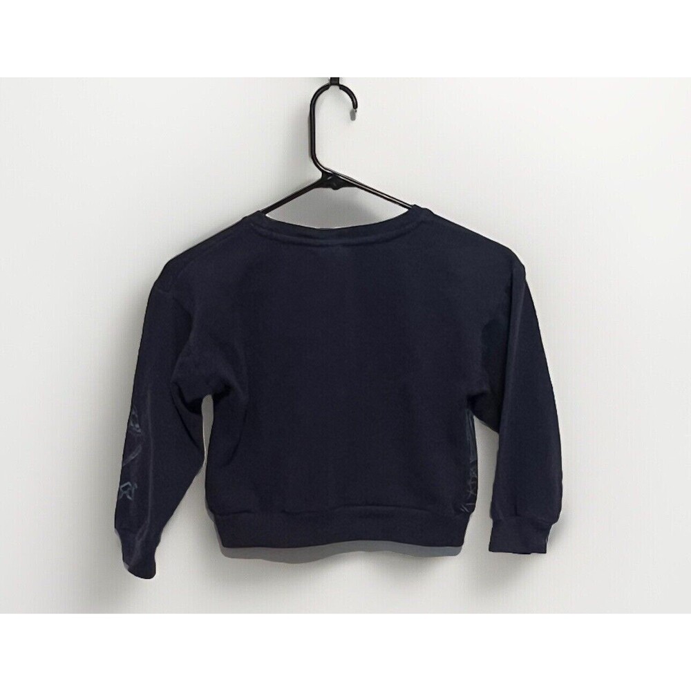 Harry Potter Girls Navy Blue Hogwarts Castle Print Sweatshirt Sweat Shirt S (7) - Picture 3 of 5